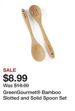 Belk GreenGourmet Bamboo Slotted and Solid Spoon Set offer