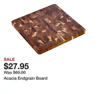 Belk Acacia Endgrain Board offer