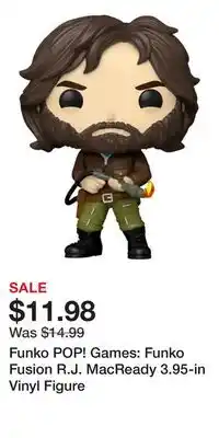 Game Stop Funko POP! Games: Funko Fusion R.J. MacReady 3.95-in Vinyl Figure offer