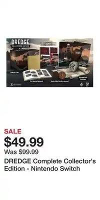 Game Stop DREDGE Complete Collector's Edition - Nintendo Switch offer