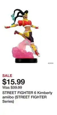 Game Stop STREET FIGHTER 6 Kimberly amiibo (STREET FIGHTER Series) offer