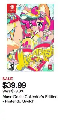 Game Stop Muse Dash: Collector's Edition - Nintendo Switch offer