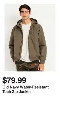 Old Navy Old Navy Water-Resistant Tech Zip Jacket offer