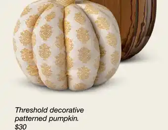 Target Decorative patterned pumpkin offer