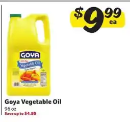 Winn Dixie Goya Vegetable Oil offer