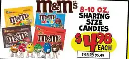 Ollie's SHARING SIZE CANDIES offer