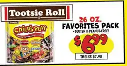 Ollie's Tootsie Roll FAVORITES PACK offer