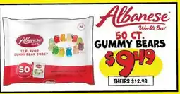 Ollie's Albanese GUMMY BEARS offer