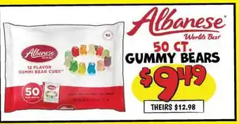 Ollie's Albanese GUMMY BEARS offer