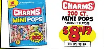 Ollie's CHARMS MINI POPS offer
