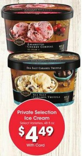 Fry's Private Selection Ice Cream offer