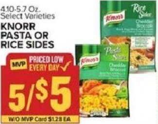 Food Lion Knorr Pasta Or Rice Sides offer