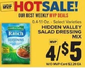 Food Lion Hidden Valley Salad Dressing Mix offer