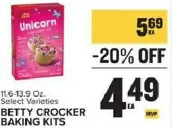 Food Lion Betty Crocker Baking Kits offer