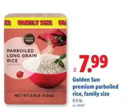 Lidl Golden Sun premium parboiled rice, family size offer