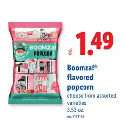 Lidl Boomza! flavored popcorn offer