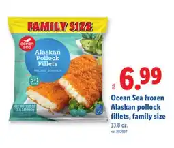 Lidl Ocean Sea frozen Alaskan pollock fillets, family size offer