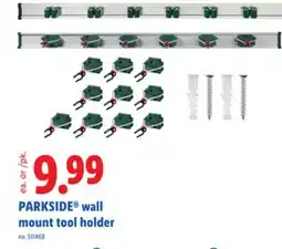 Lidl PARKSIDE wall mount tool holder offer