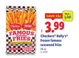 Lidl Checkers Rally's frozen famous seasoned fries offer