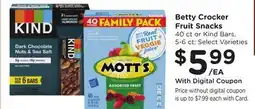 Ralphs Betty Crocker Fruit Snacks offer