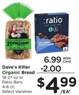 Ralphs Dave's Killer Bread offer