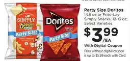 Ralphs Party Size Doritos offer