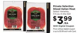 Ralphs Private Selection Sliced Italian Meat offer