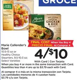 Ralphs Marie Callender's Bowl offer