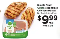 Ralphs Simple Truth Boneless Chicken Breasts offer
