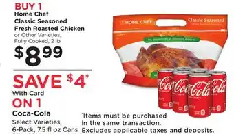 Ralphs Home Chef Classic Seasoned Fresh Roasted Chicken offer