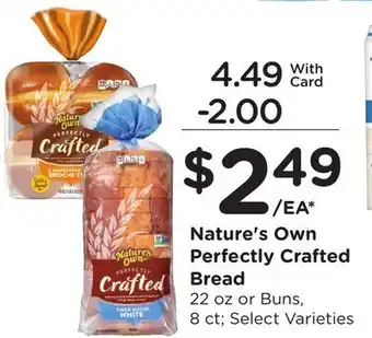 Ralphs Nature's Own Perfectly Crafted Bread offer