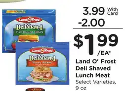 Ralphs Land O'Frost Deli Shaved Lunch Meat offer