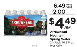 Ralphs Arrowhead Mountain Spring Water offer