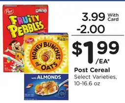 Ralphs Post Cereal offer
