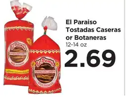 Food 4 Less El Paraiso Tostadas Caseras or Botaneras offer