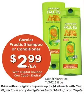 Ralphs Garnier Fructis Shampoo or Conditioner offer