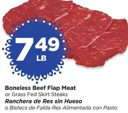 Food 4 Less Boneless Beef Flap Meat offer