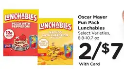 Ralphs Oscar Mayer Fun Pack Lunchables offer