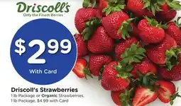 Ralphs Driscoll's Strawberries offer