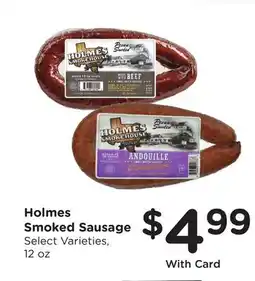 Ralphs Holmes Smoked Sausage offer