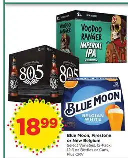 Food 4 Less Blue Moon, Firestone or New Belgium offer