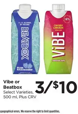 Food 4 Less Vibe or Beatbox offer