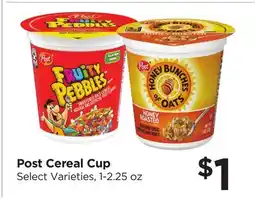 Food 4 Less Post Cereal Cup offer