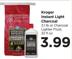 Food 4 Less Kroger Instant Light Charcoal offer