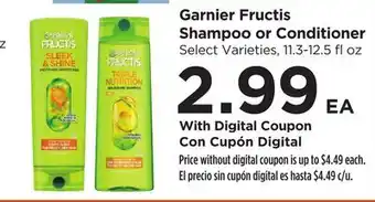 Food 4 Less Garnier Fructis Shampoo or Conditioner offer