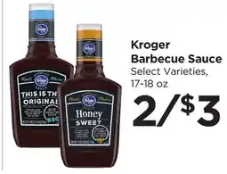 Food 4 Less Kroger Barbecue Sauce offer