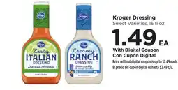 Food 4 Less Kroger Dressing offer