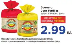 Food 4 Less Guerrero Corn Tortillas offer