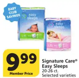 Albertsons Signature Care Easy Sleeps offer
