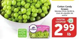 Albertsons Cotton Candy Grapes offer